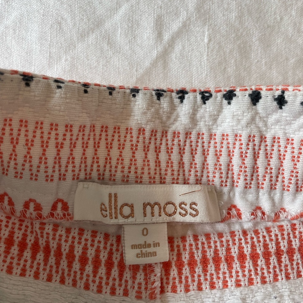 Ella Moss black and Red Shorts size 0 - Picture 3 of 6